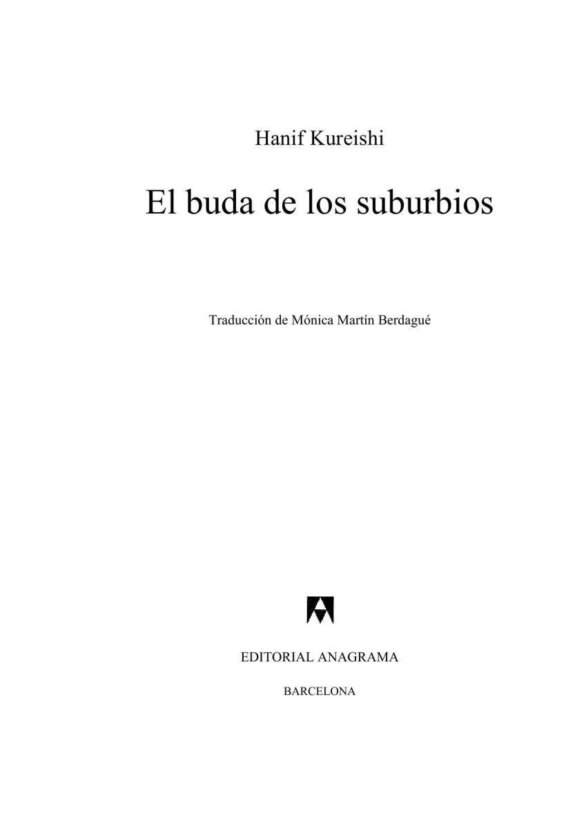 Portada de El buda de los suburbios